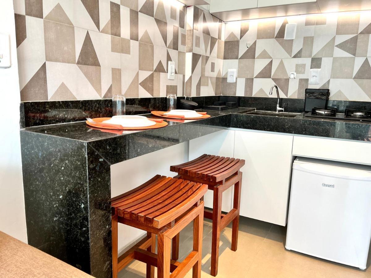 Flat Mobiliado A 15 M Da Praia Ипожука Экстерьер фото