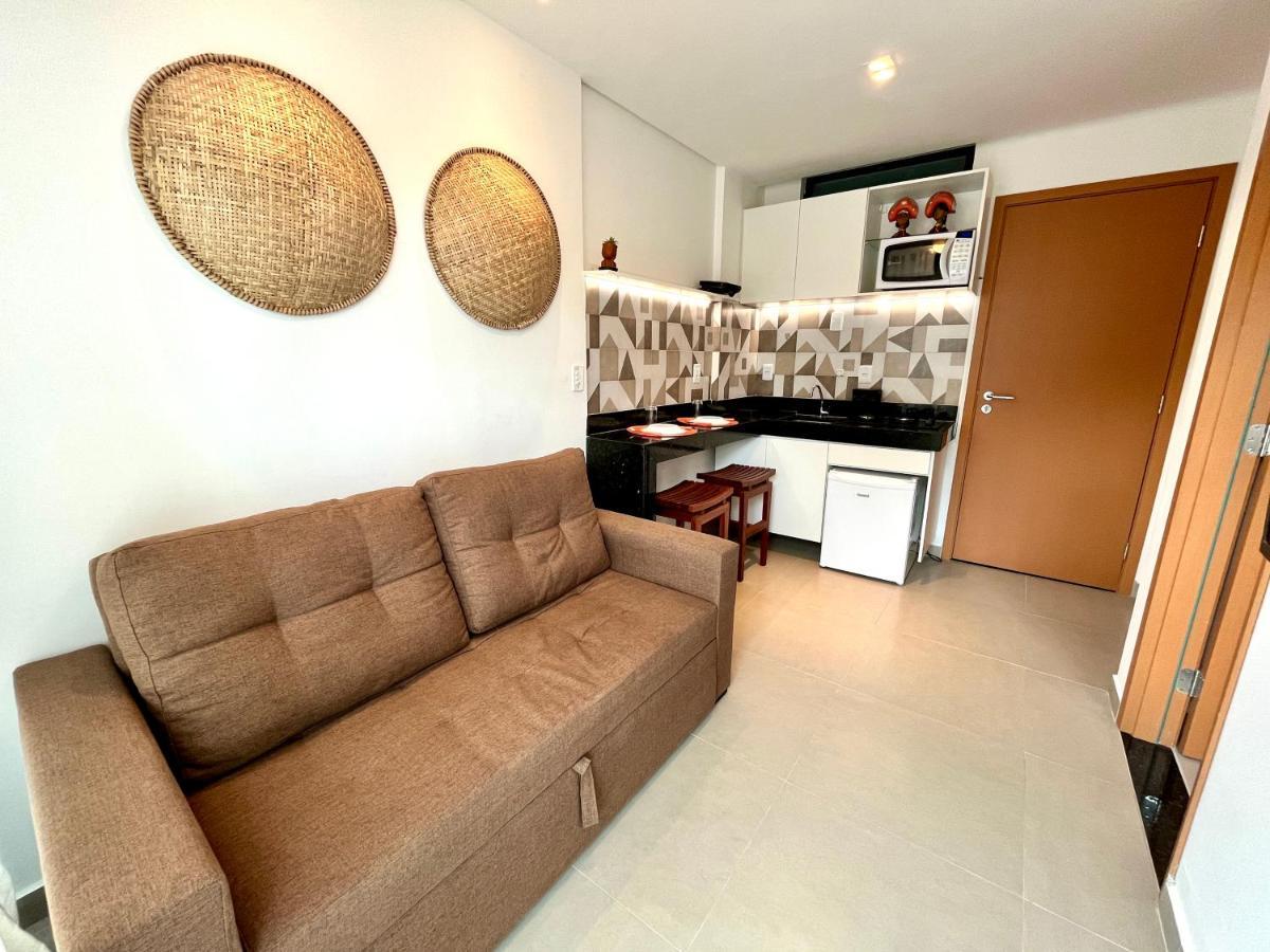Flat Mobiliado A 15 M Da Praia Ипожука Экстерьер фото