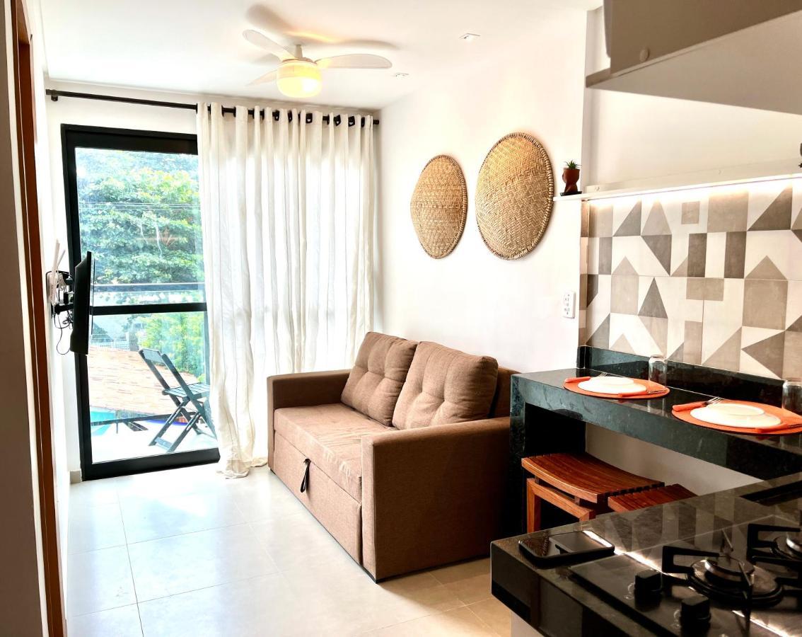 Flat Mobiliado A 15 M Da Praia Ипожука Экстерьер фото