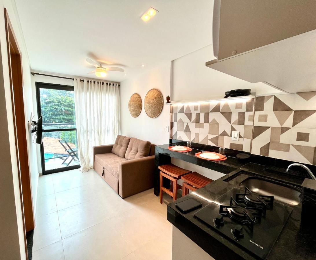 Flat Mobiliado A 15 M Da Praia Ипожука Экстерьер фото