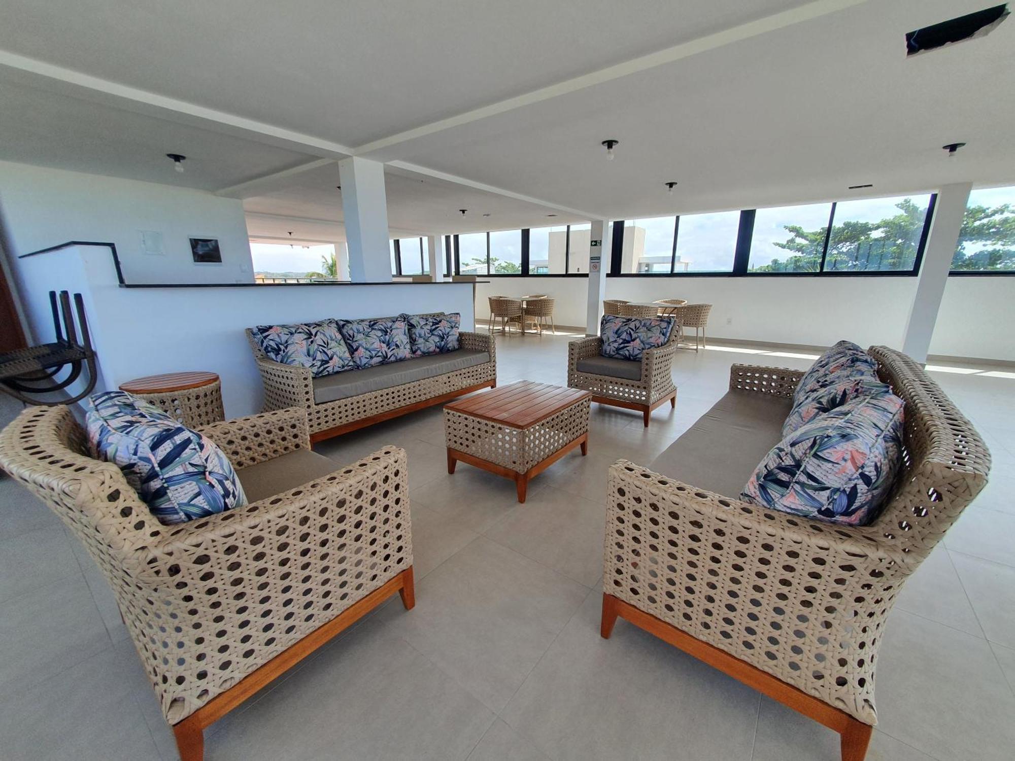 Flat Mobiliado A 15 M Da Praia Ипожука Экстерьер фото